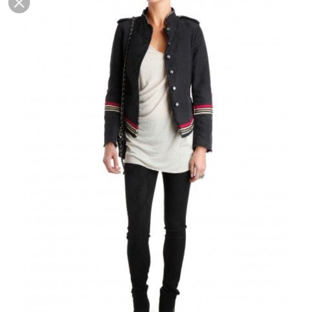 Zadig Voltaire Lio Deluxe Band Jacket Sz S